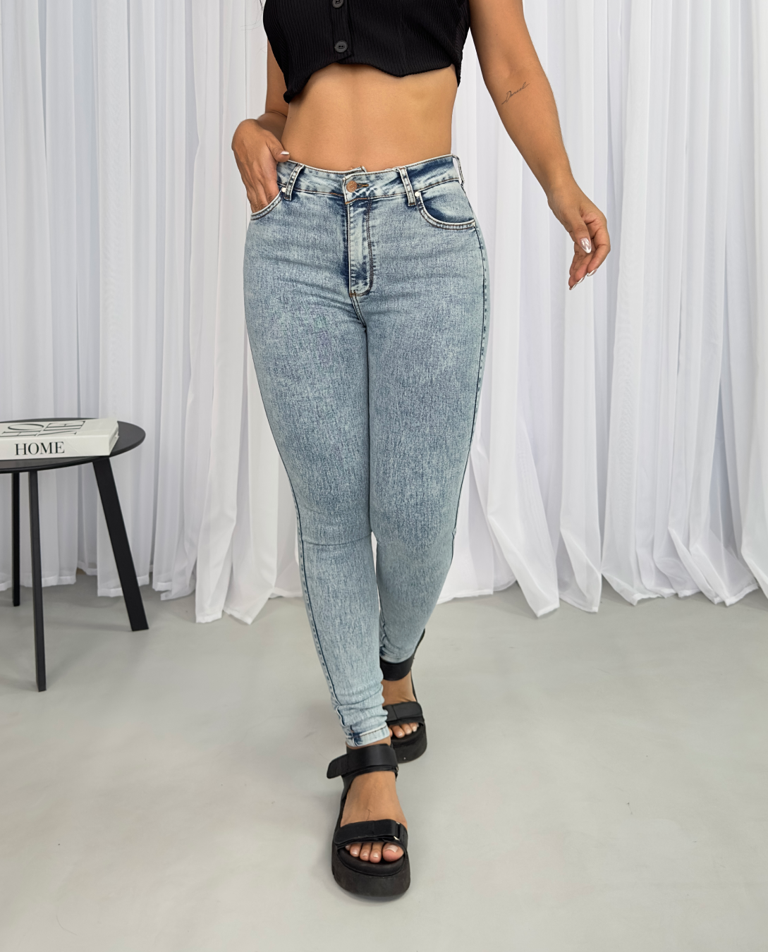 Super High Waist Skinny 100727